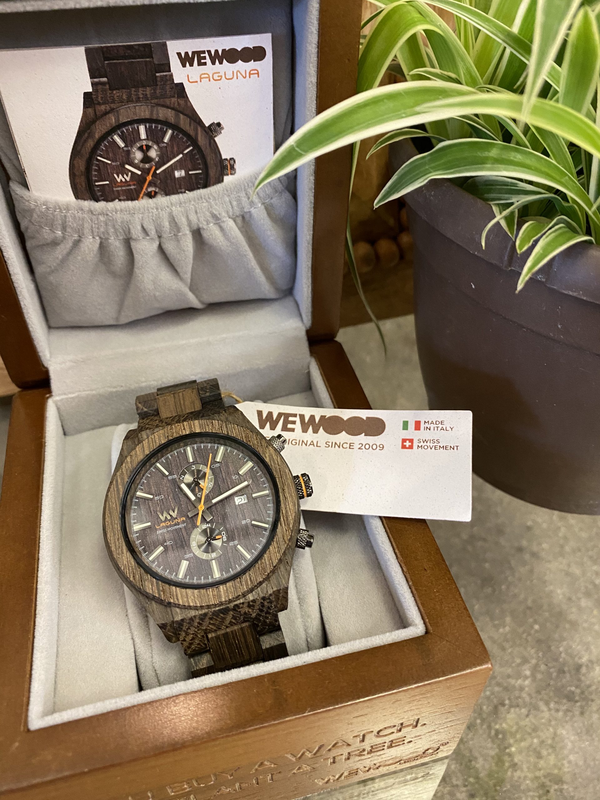 国産大得価 WEWOOD ウィーウッド 9818125 LAGUNA ラグナ 木製 メンズ 腕時計 ウォッチ 茶 ブラウン 腕時計 メンズ アクセの加藤 時計店 通販 PayPayモール
